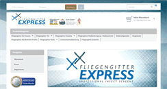 Desktop Screenshot of fliegengitter-express.de