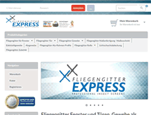 Tablet Screenshot of fliegengitter-express.de